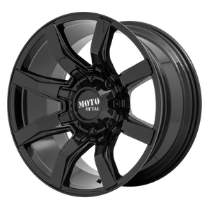 22x10 8x170 Moto Metal Offroad Wheels MO804 Spider Gloss Black -18  offset  125.1  hub