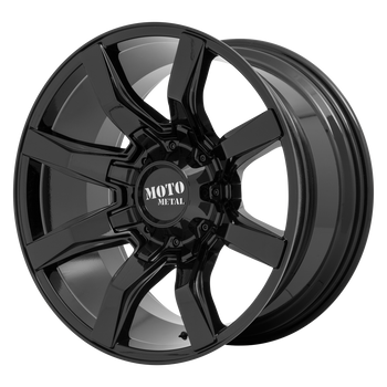 20x10 5x139.7/5x150 Moto Metal Offroad Wheels MO804 Spider Gloss Black -18  offset  110.1  hub