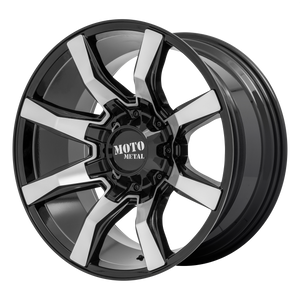 22x10 8x170 Moto Metal Offroad Wheels MO804 Spider Gloss Black Machined -18  offset  125.1  hub