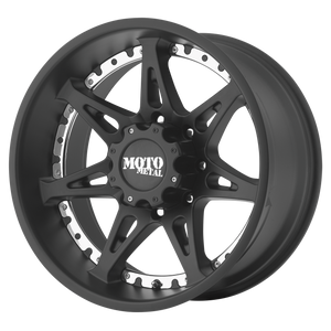 18x10 5x127 Moto Metal Offroad Wheels MO961 Satin Black -24  offset  78.3  hub