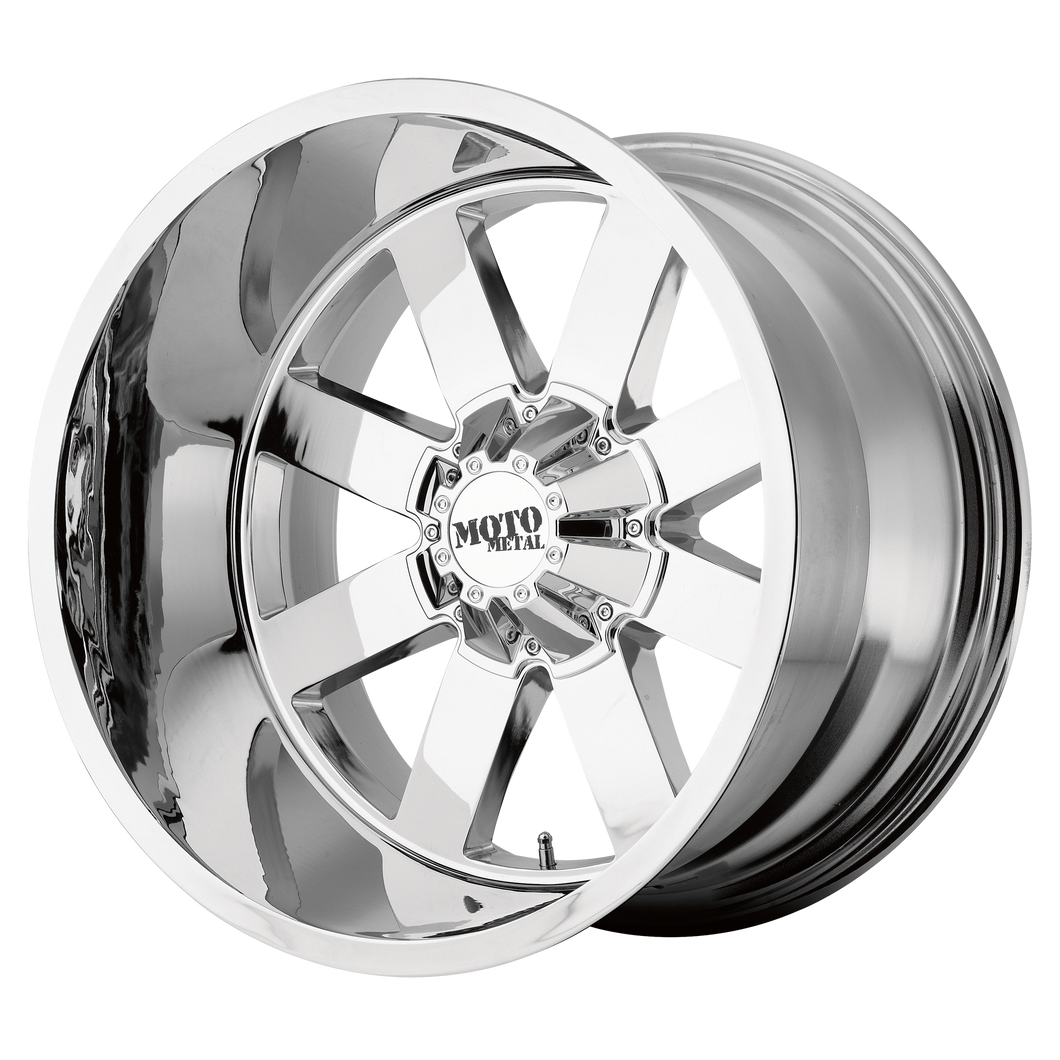 22x10 8x180 Moto Metal Offroad Wheels MO962 Chrome -18  offset  124.2  hub