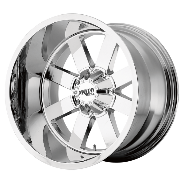 22x14 8x165.1 Moto Metal Offroad Wheels MO962 Chrome -76  offset  125.5  hub