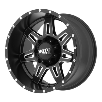 17x9 6x135 Moto Metal Offroad Wheels MO975 Satin Black Milled -12  offset  87.1  hub