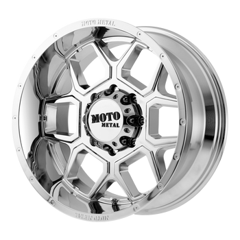 20x12 8x170 Moto Metal Offroad Wheels MO981 Spade Chrome -44  offset  125.5  hub