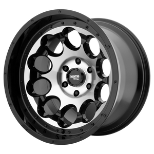 20x12 8x170 Moto Metal Offroad Wheels MO990 Rotary Gloss Black Machined -44  offset  125.5  hub