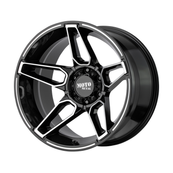 20x12 8x170 Moto Metal Offroad Wheels MO994 Fang Gloss Black Machined -44  offset  125.5  hub