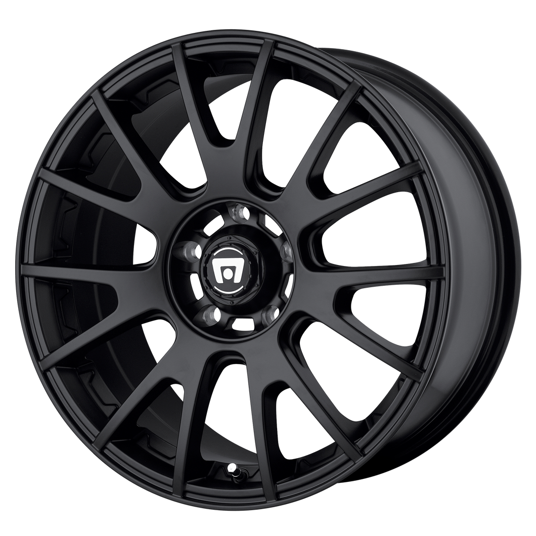 17x8 5x112 Motegi Wheels MR118 MS7 Matte Black 32 offset 72.6 hub