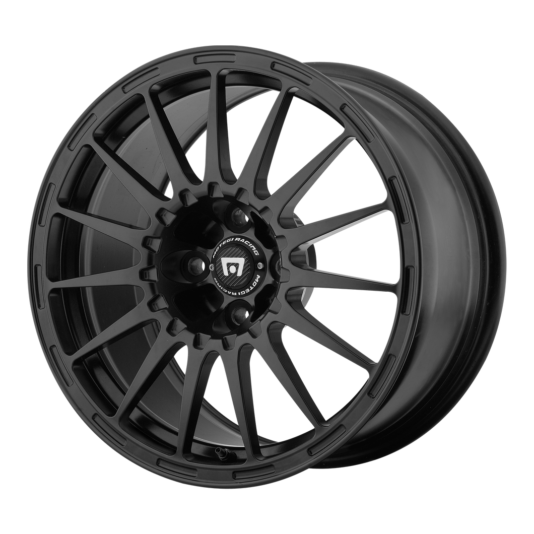 18x8 5x112 Motegi Wheels MR119 RALLY CROSS S Satin Black With Clearcoat 45 offset 57.1 hub