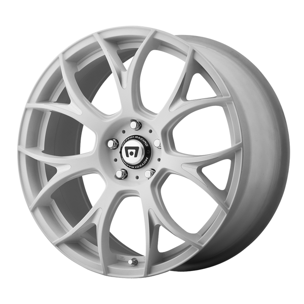 18x9.5  Motegi Wheels MR126 Matte White With Milled Accents 40 offset 57.1 hub