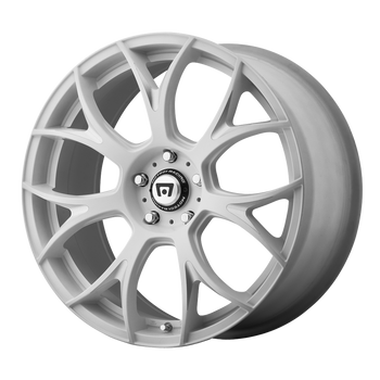 18x9.5  Motegi Wheels MR126 Matte White With Milled Accents 40 offset 57.1 hub