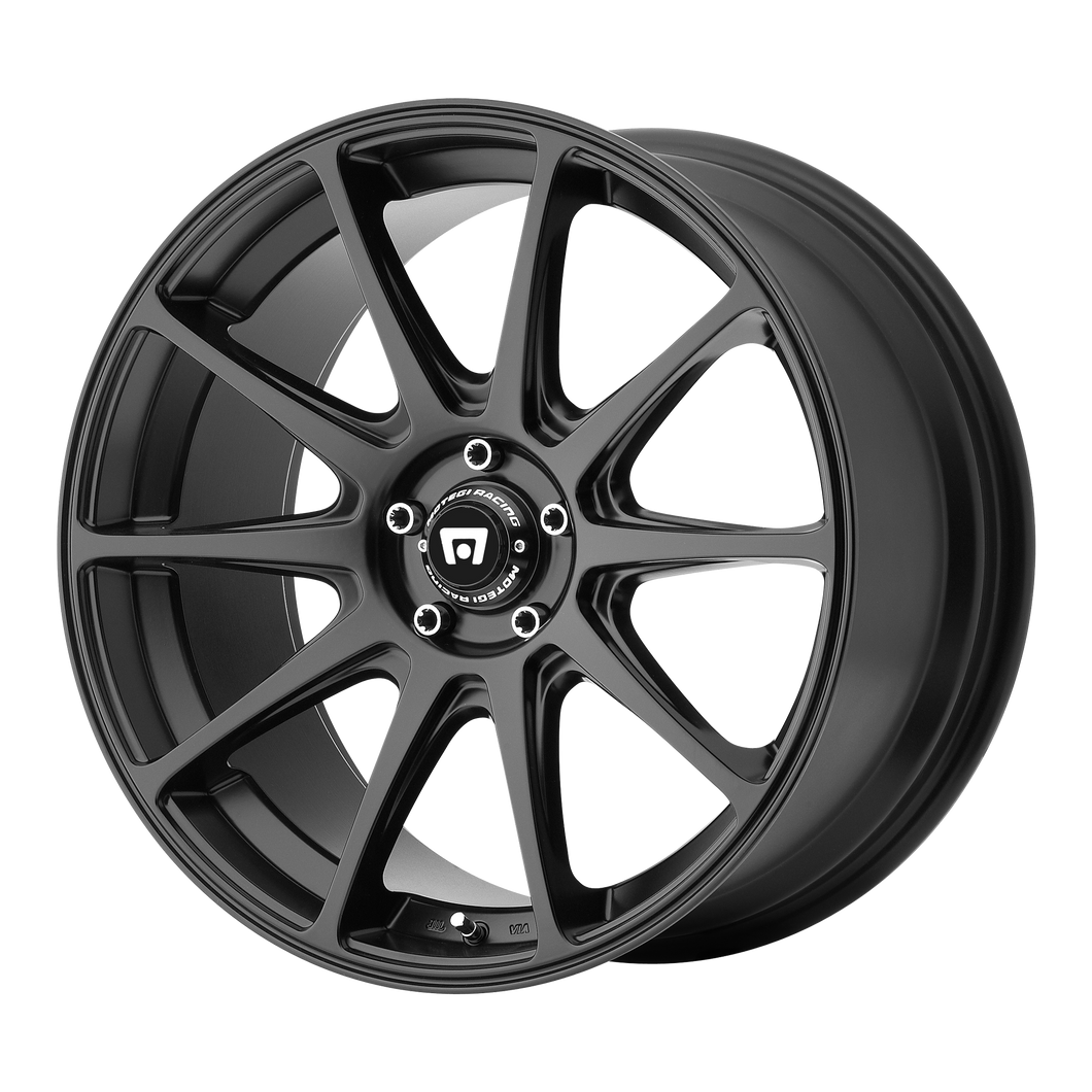 20x10.5 5x114.3 Motegi Wheels MR127 CS10 Satin Black 28 offset 72.6 hub