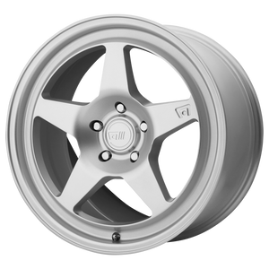 17x8.5 5x112 Motegi Wheels MR137 Hyper Silver 35 offset 66.56 hub