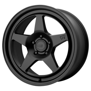 18x9.5 5x114.3 Motegi Wheels MR137 Satin Black 25 offset 72.6 hub