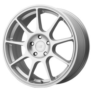 17x7 5x112 Motegi Wheels MR138 Hyper Silver 38 offset 66.56 hub