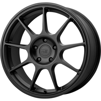 18x9 5x100 Motegi Wheels MR138 Satin Black 45 offset 72.6 hub