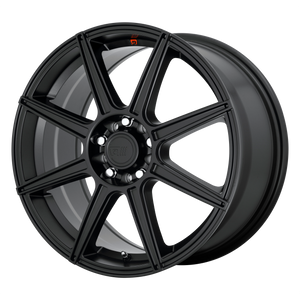 18x8 5x100/5x114.3 Motegi Wheels MR142 CS8 Satin Black 45 offset 72.6 hub