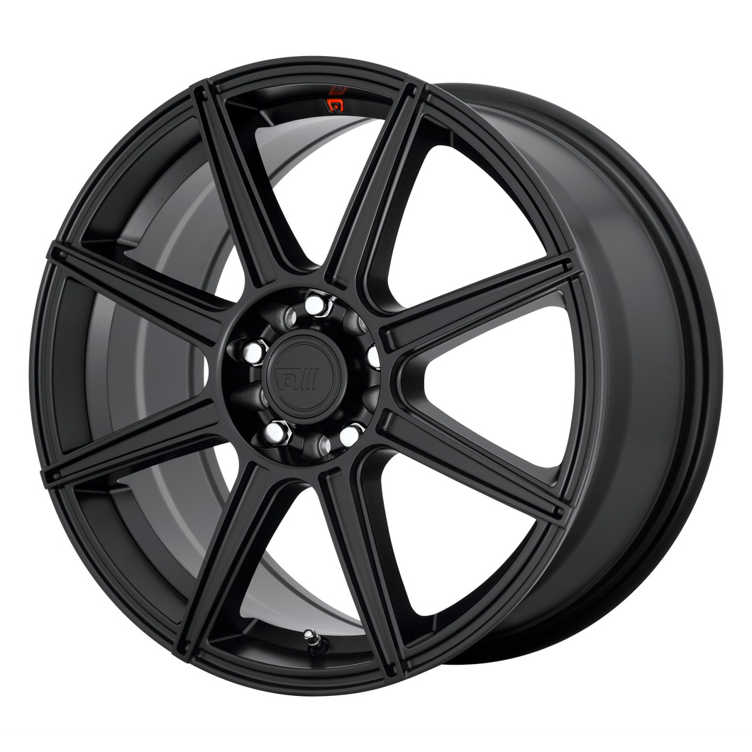 18x8 5x108/5x114.3 Motegi Wheels MR142 CS8 Satin Black 45 offset 72.6 hub