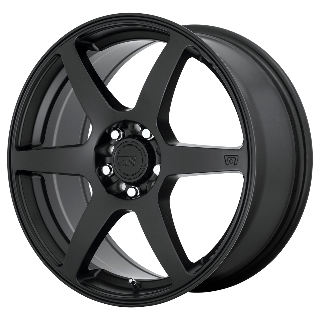 17x7 4x100/4x108 Motegi Wheels MR143 CS6 Satin Black 40 offset 72.6 hub