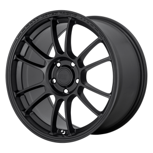 17x7 5x108 Motegi Wheels MR146 SS6 Satin Black 42 offset 72.6 hub