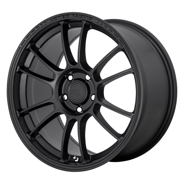 18x9.5 5x114.3 Motegi Wheels MR146 SS6 Satin Black 35 offset 72.6 hub