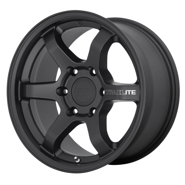 17x8.5 6x114.3 Motegi Wheels MR150 TRAILITE Satin Black 18 offset 66.1 hub