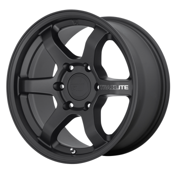 17x8.5 6x114.3 Motegi Wheels MR150 TRAILITE Satin Black 18 offset 66.1 hub