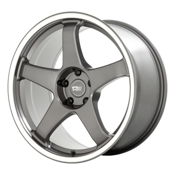 19x8.5 5x114.3 Motegi Wheels MR151 CS5 Gunmetal With Machined Lip 45 offset 72.56 hub