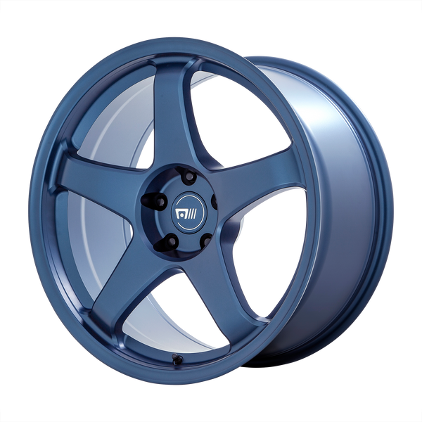 18x8.5 5x100 Motegi Wheels MR151 CS5 Satin Metallic Blue 30 offset 56.15 hub