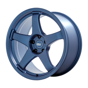 18x8.5 5x114.3 Motegi Wheels MR151 CS5 Satin Metallic Blue 35 offset 72.56 hub