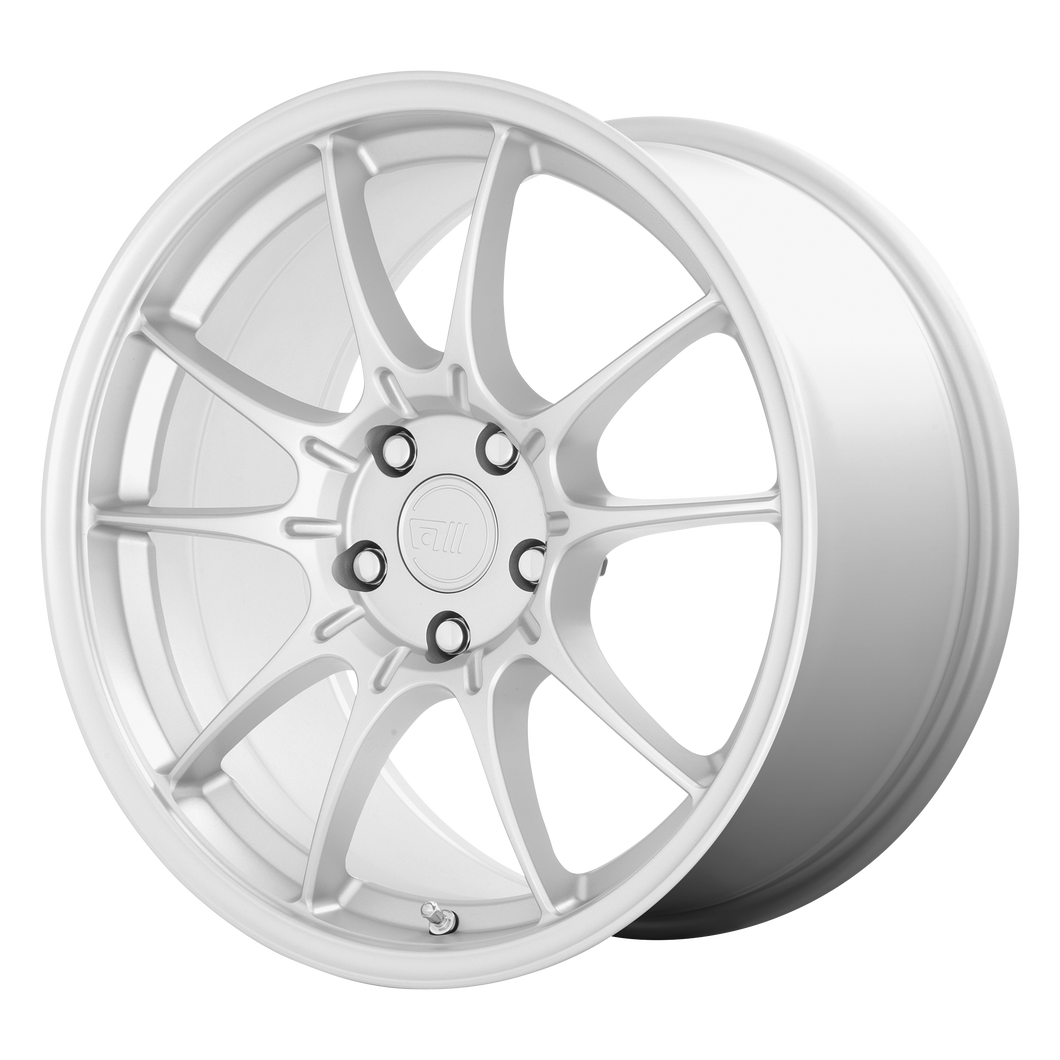 18x8.5 5x112 Motegi Wheels MR152 SS5 Hyper Silver 45 offset 66.56 hub