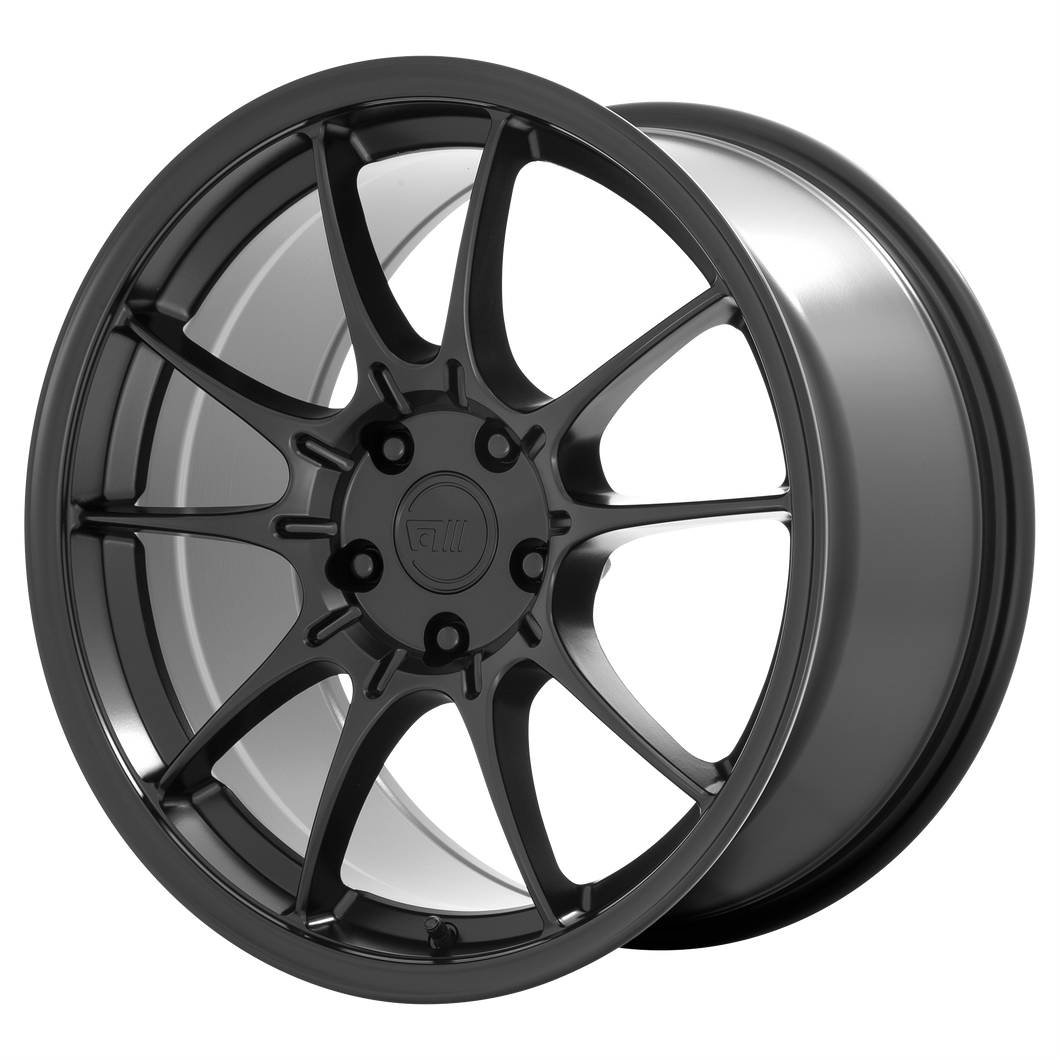 18x8.5 5x100 Motegi Wheels MR152 SS5 Satin Black 30 offset 56.15 hub