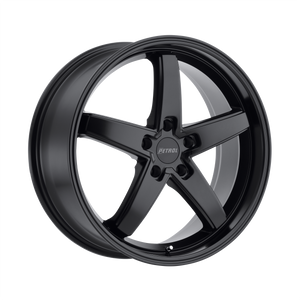 18x8 5x120 Petrol Wheels P1B Matte Black 35 offset 76.1 hub
