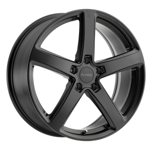 18x8 5x112 Petrol Wheels P2A Matte Black 40 offset 72.1 hub