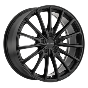 17x8 5x120 Petrol Wheels P3A Matte Black 35 offset 76.1 hub