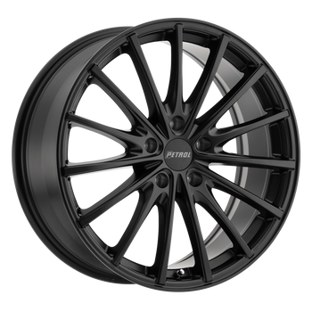 19x8 5x120 Petrol Wheels P3A Matte Black 35 offset 76.1 hub