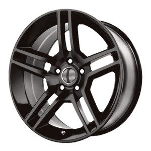 18x10 5x114.3 OE Creations Replica Wheels PR101 Gloss Black 45 offset 70.6 hub