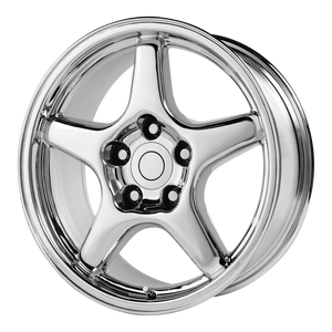 17x9.5 5x120.65 OE Creations Replica Wheels PR103 Chrome 38 offset 70.7 hub