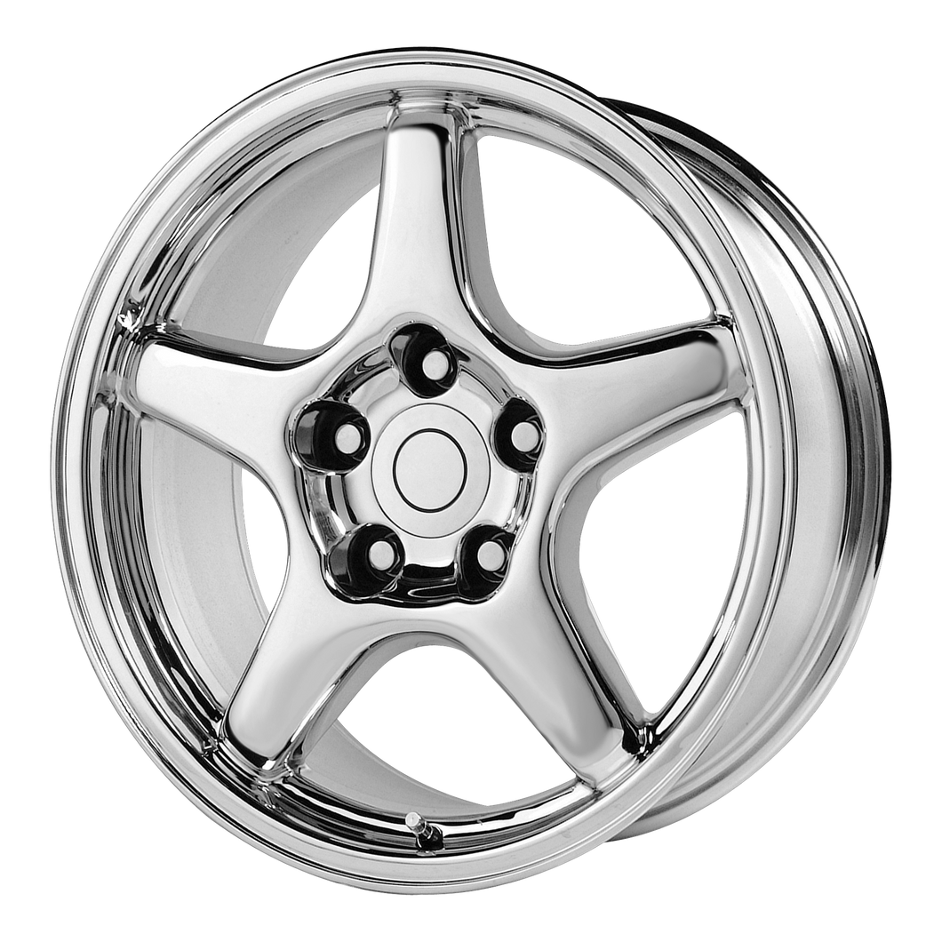 17x9.5 5x120.65 OE Creations Replica Wheels PR103 Chrome 56 offset 70.7 hub