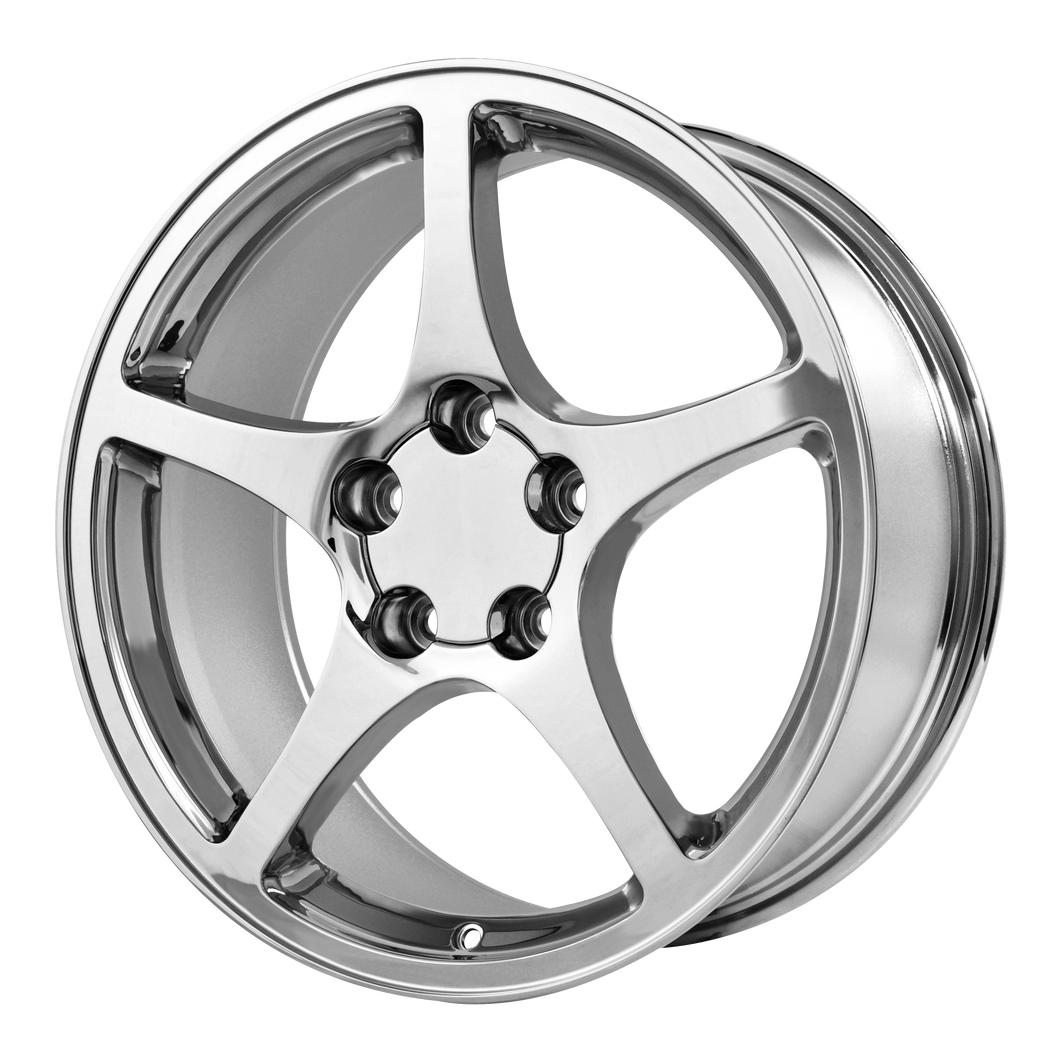 18x9.5 5x120.65 OE Creations Replica Wheels PR104 Chrome 54 offset 70.7 hub