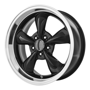 18x10 5x114.3 OE Creations Replica Wheels PR106 Gloss Black/Machined Lip 24 offset 70.6 hub