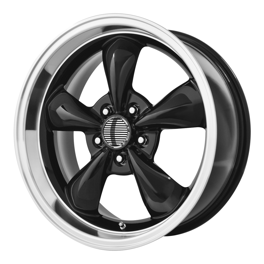 18x10 5x114.3 OE Creations Replica Wheels PR106 Gloss Black/Machined Lip 24 offset 70.6 hub