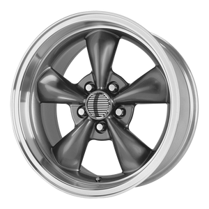 18x10 5x114.3 OE Creations Replica Wheels PR106 Anthracite Machined 24 offset 70.6 hub