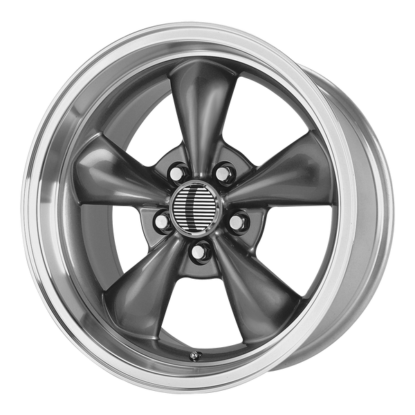 17x10.5 5x114.3 OE Creations Replica Wheels PR106 Anthracite Machined 27 offset 70.6 hub