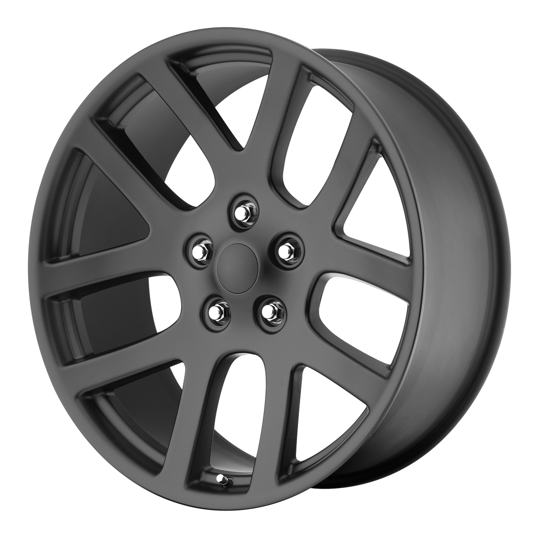 22x9 5x115 OE Creations Replica Wheels PR107 Matte Black 18 offset 71.5 hub