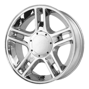 20x9 6x135 OE Creations Replica Wheels PR108 Chrome 30 offset 87.1 hub