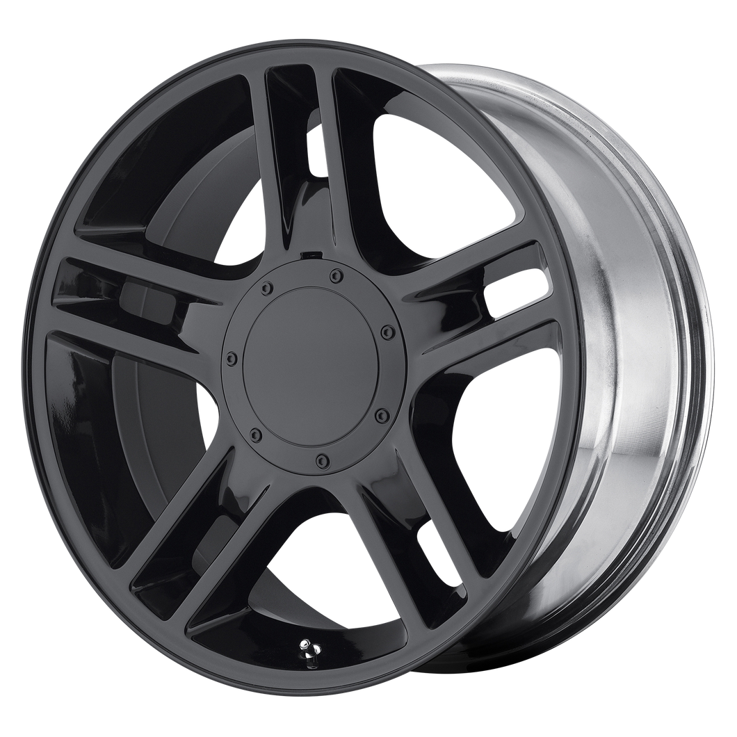 20x9 6x135 OE Creations Replica Wheels PR108 Gloss Black 30 offset 87.1 hub