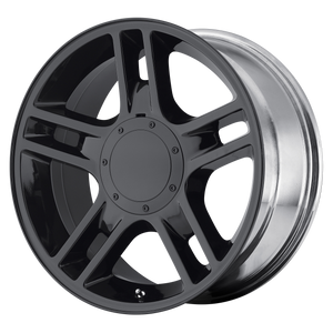 20x9 5x135/5x139.7 OE Creations Replica Wheels PR108 Gloss Black 14 offset 87.1 hub