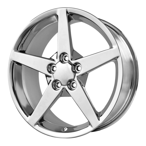 19x10 5x120.65 OE Creations Replica Wheels PR114 Chrome 56 offset 70.7 hub