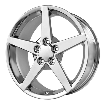 19x10 5x120.65 OE Creations Replica Wheels PR114 Chrome 56 offset 70.7 hub