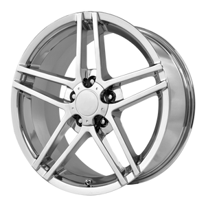 18x9.5 5x120.65 OE Creations Replica Wheels PR117 Chrome 50 offset 70.7 hub